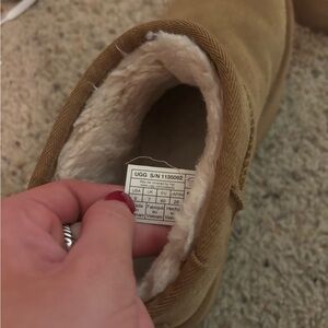 UGG Classic Tan Boots with Shearling